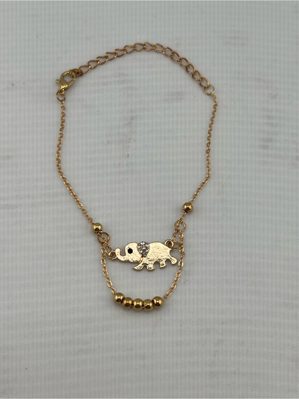 🎁Gold Elephant Charm ankle Bracelet
